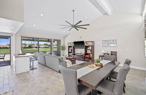 Rancho Mirage Condo | Remodeled Condo at Rancho Las Palmas! Fairway & Mountain Views!