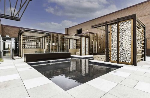 Crystal City Apartment | Sleek 2BR Residence with Gym, Parking & Rooftop Deck
