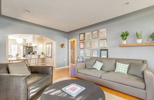 Whittier House | Walk to City Park: Chic Home w/Hot Tub & Yard