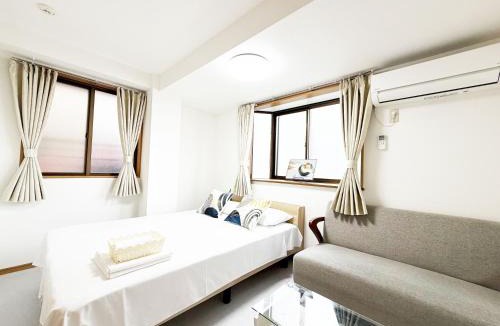 Kawaguchi Apartment | 花乃郷 川口 駅徒歩5分 上野 秋葉原 東京直通 池袋 新宿20分圏内 WiFi付き 洋室 温泉施設近く