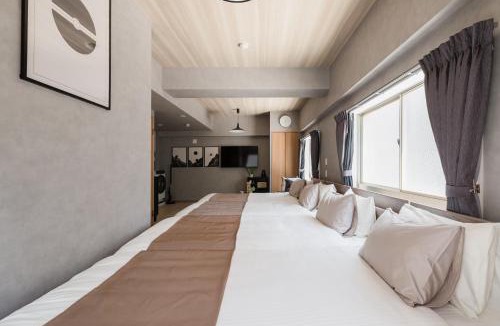 Nishishinsaibashi Apartment | Shinsaibashi 4 min Dotonbori 5 min 4 Beds 35m2 Apartment